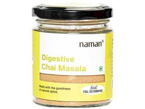 Naman Digestive Chai Masala - Goodness Of Natural Spice, Intense Aroma, Taste, 50 g