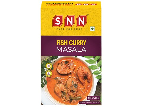 SNN Fish Curry Masala - Flavourful & Rich Aroma, 50 g