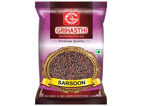 Grihasthi Sarsoon/Mustard - Premium, Natural & Pure, No Preservatives, 500 g