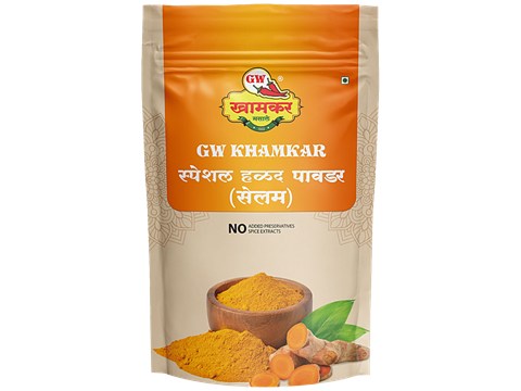 G W Khamkar Masale Special Halad/Haldi Powder - Selam, 185 g