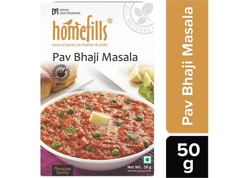 Homefills Pav Bhaji Masala - Enhances Flavour, 50 g