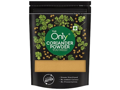 On1y Coriander Powder - Steam Sterilized, No Added Colour & Preservative, 200 g