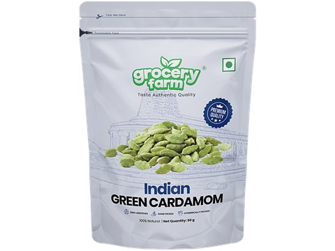 Grocery Farm Indian Green Cardamom, 50 g