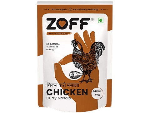 Zoff Chicken Masala - High Quality Spice Blend, Authentic Flavours, 50 g