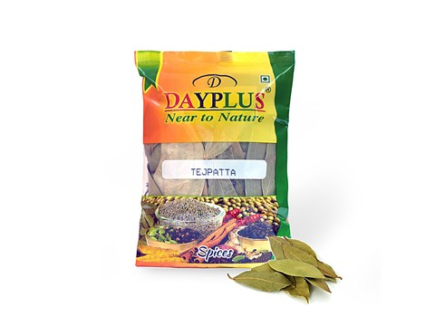 Dayplus Tej Patta/Bay Leaf - Aromatic Dry Whole Spice, Adds Flavour, High Quality, 50 g
