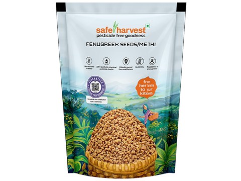 Safe Harvest Fenugreek Seeds/Methi, 200 g