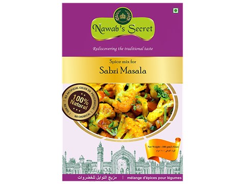 Nawab's Secret Sabzi Masala - Spice Mix, 100 g