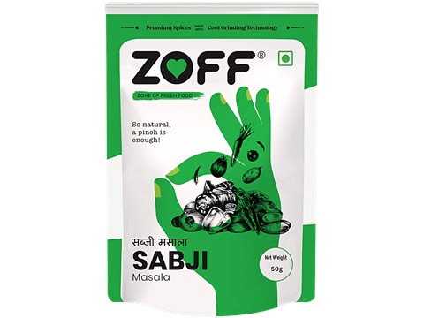 Zoff Sabji Masala - Aromatic & High Quality Spice Blend, For Everyday Dry Veg Dishes, 50 g