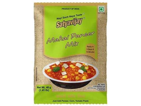 Satyavijay Ready Mix - Makai Paneer, 40 g