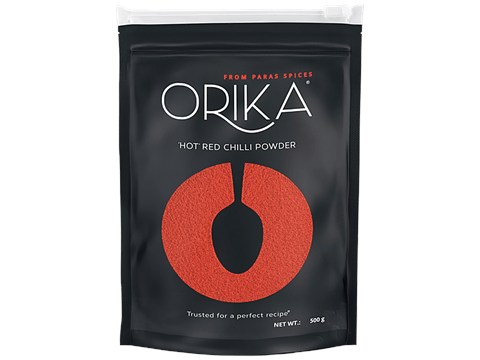 Orika Hot Red Chilli Powder - Made From High Heat Value Chillies, 500 g