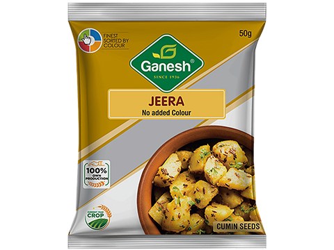 Ganesh Cumin Seeds/Jeera Whole, 50 g