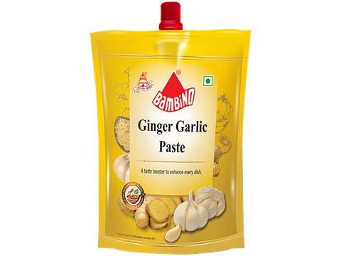 Bambino Ginger Garlic Paste - Condiment For Taste & Marination, 200 g