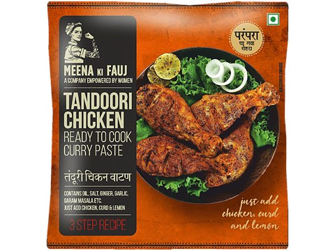 Meena Ki Fauj Tandoori Chicken - Ready To Cook Curry Paste, 40 g