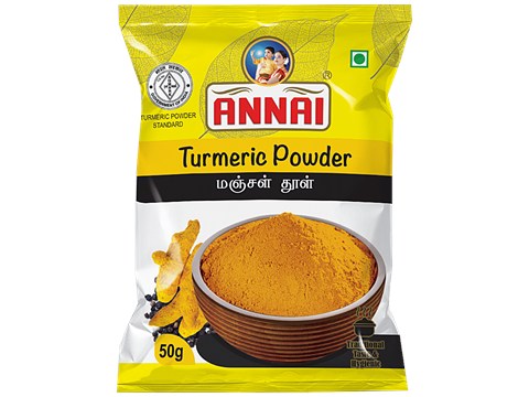 ANNAI Tumeric Powder - Anti-inflammatory & Antibacterial Properties, 50 g