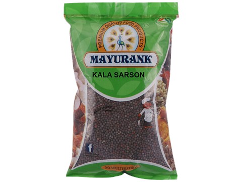Mayurank Black Mustard Seeds/Kala Sarson - Tiny, Strong Flavoured, 100 g