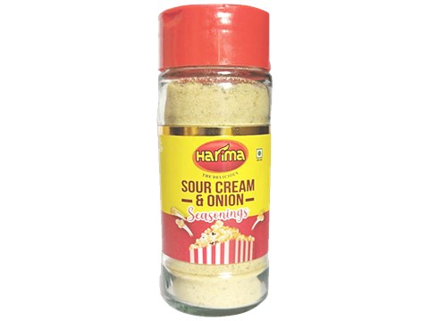 HARIMA  Sour Cream & Onion Seasonings - Used For Pizza, Pasta, Grilled Chicken, 50 g
