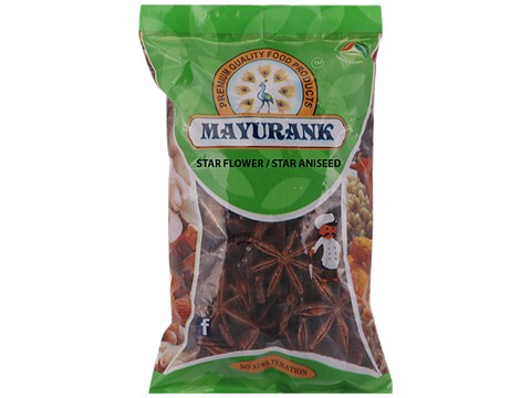 Mayurank Star Flower Star Aniseed - Adds Sweet & Liquorice Flavour To Dishes, 50 g
