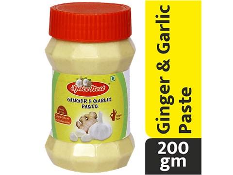 Spice Nest Ginger Garlic Paste - Ready To Use, Taste Enhancer, Aromatic, 200 g