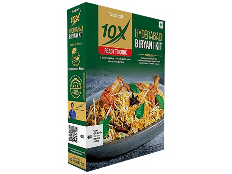 10X Hyderabadi Biryani Kit - Ready To Cook, 340 g
