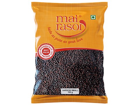 Mai Rasoi Black Mustard/Sarson/Rai/Sassvi - Small, 100 g