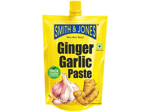 Smith & Jones Ginger Garlic Paste - Thick & Coarse, 200 g