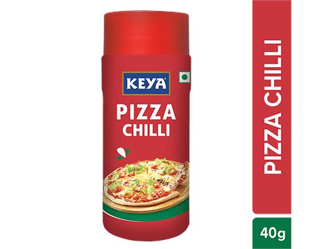 Keya Pizza Chilli Masala - Dried, For Italian Fast Food, 40 g