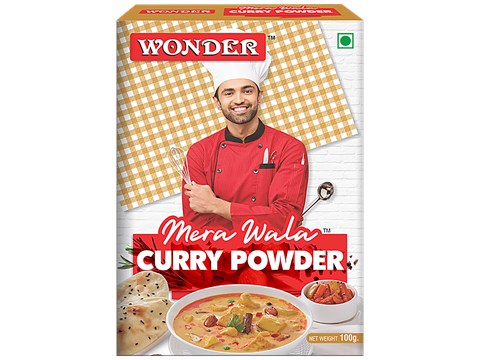 Wonder Curry Powder - No Preservatives & Artificial Flavours, 100 g