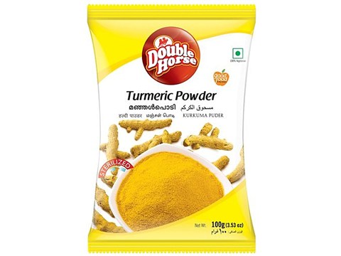 Double Horse Turmeric Powder/Arisina Pudi, 100 g