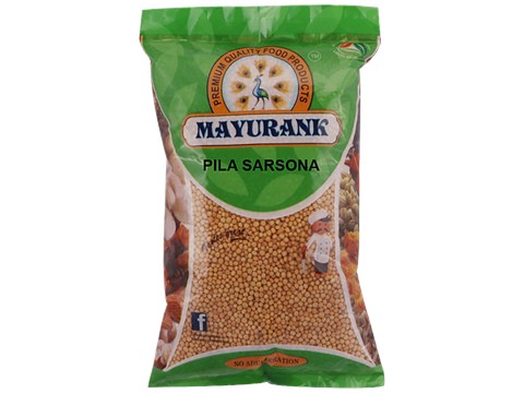 Mayurank Pila Sarson Yellow Mustard Seeds - Packed With Health Benefits, 100 g