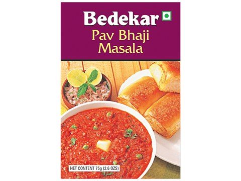Bedekar Pav Bhaji Masala - Natural & Pure, No Preservatives, 75 g
