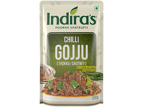 Indira's Chilli Gojju/Thokku/Chutney, 200 g