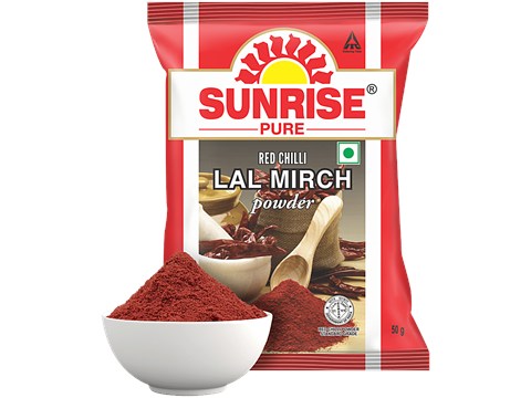 Sunrise Pure Pure Red Chilli Powder, Lal Mirch Powder, 50 g