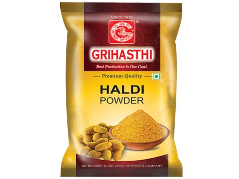 Grihasthi Haldi/Turmeric Powder - Premium, Natural & Pure, No Preservatives, 500 g