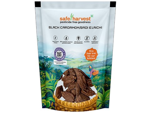 Safe Harvest Black Cardamom/Badi Elaichi, 30 g