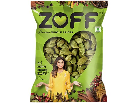 Zoff Green Cardamon Whole, 25 g