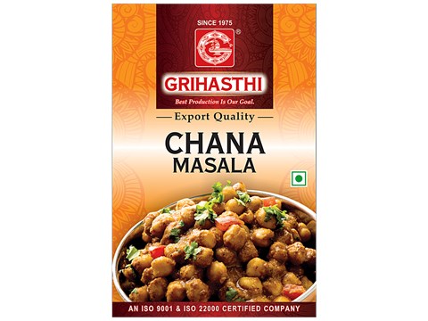Grihasthi Chana Masala - Premium, Natural & Pure, No Preservatives, 100 g