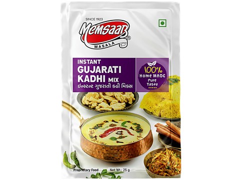 Memsaab Gujarati Kadhi Mix - Homemade, Pure & Fresh, No Additional Colour, 25 g