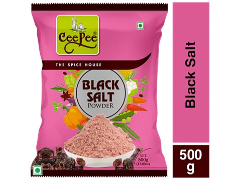 Cee Pee Black Salt - Enhances Taste, 500 g