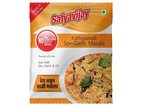 Satyavijay Sev Garlic Masala, 30 g