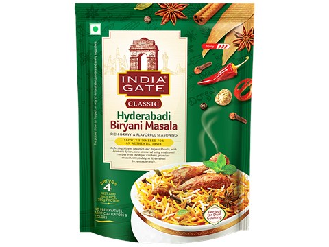 India Gate Classic Hyderabadi Biryani Masala, 120 g