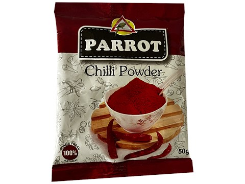 Parrot Chilli Powder - Mirchi, Natural, 50 g