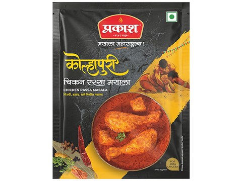 Prakash Kolhapuri Chicken Rassa Masala - Spice Mix, No Added Preservatives & Colours, 25 g
