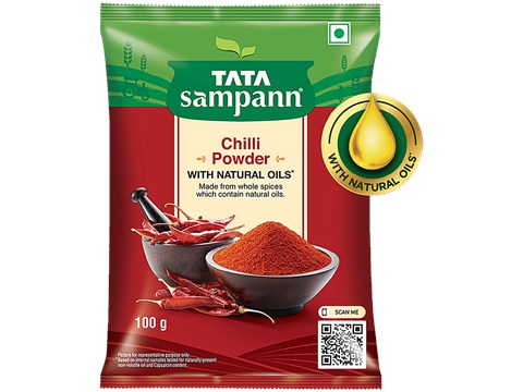 Tata Sampann Chilli/Lal Mirchi Powder With Natural Oils, 100 g