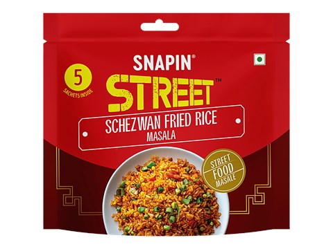 SNAPIN Street Schezwan Fried Rice Masala, 100 g