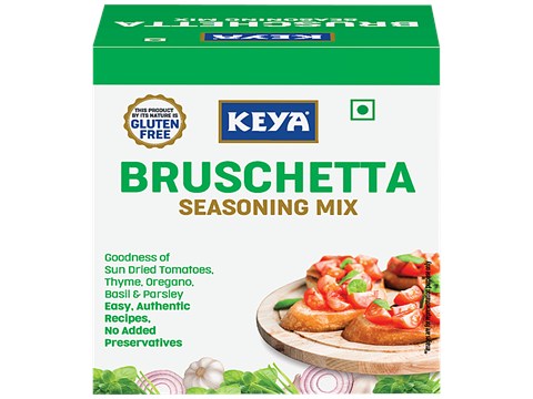 Keya Bruschetta Seasoning Mix - Easy, Authentic, No Added Preservatives, 60 g