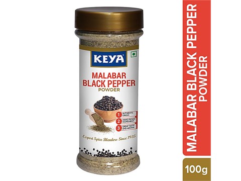 Keya Malabar Black Pepper Powder, 100 g