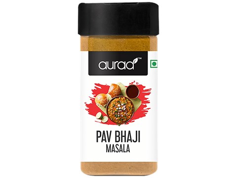 Auraa Pav Bhaji Masala - No Added Colours & Preservatives, Premium Quality, 125 g