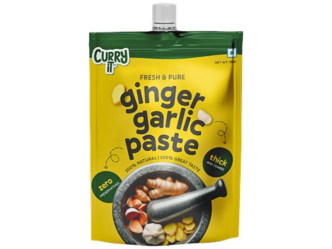 CURRYiT Preservative Free Ginger Garlic Paste, 150 g