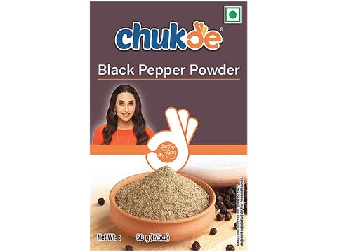 Chukde Black Pepper Powder/Kali Mirch Powder, 50 g