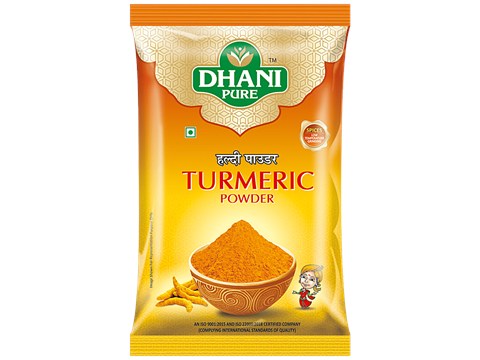 Dhani Pure Turmeric/Haldi Powder - Natural, No Artificial Colours & Preservatives, 500 g